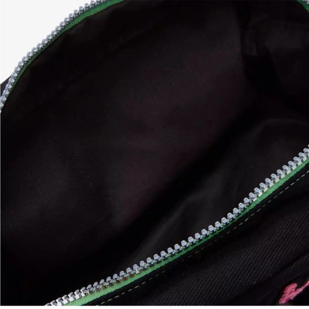Invader Zim Black Denim Cargo Shoulder Bag